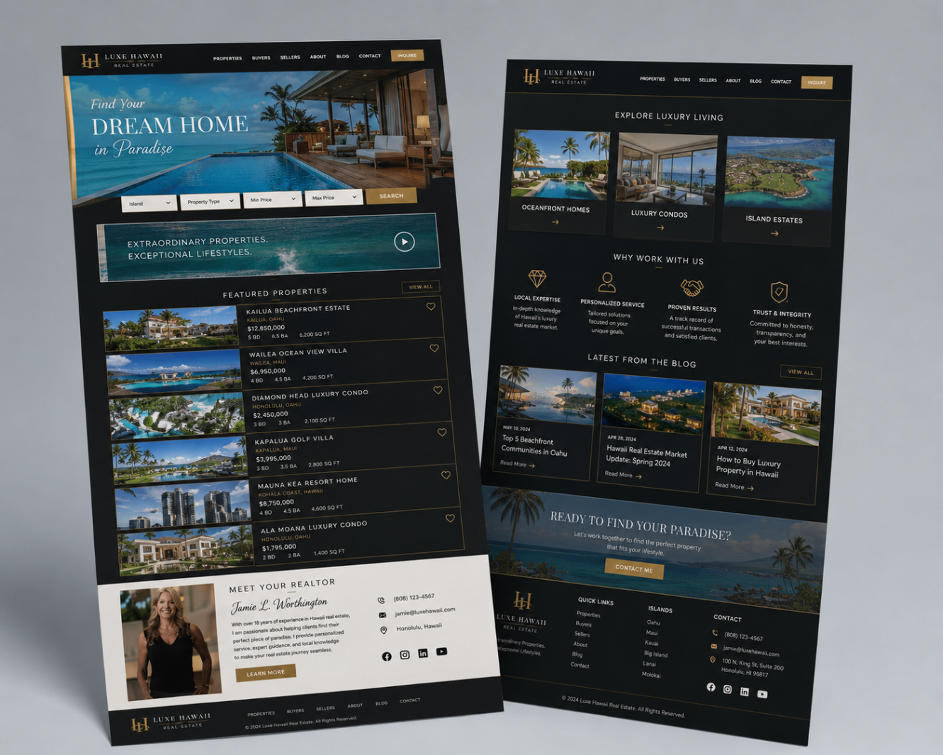 Luxe Estates — Premium Listings Platform