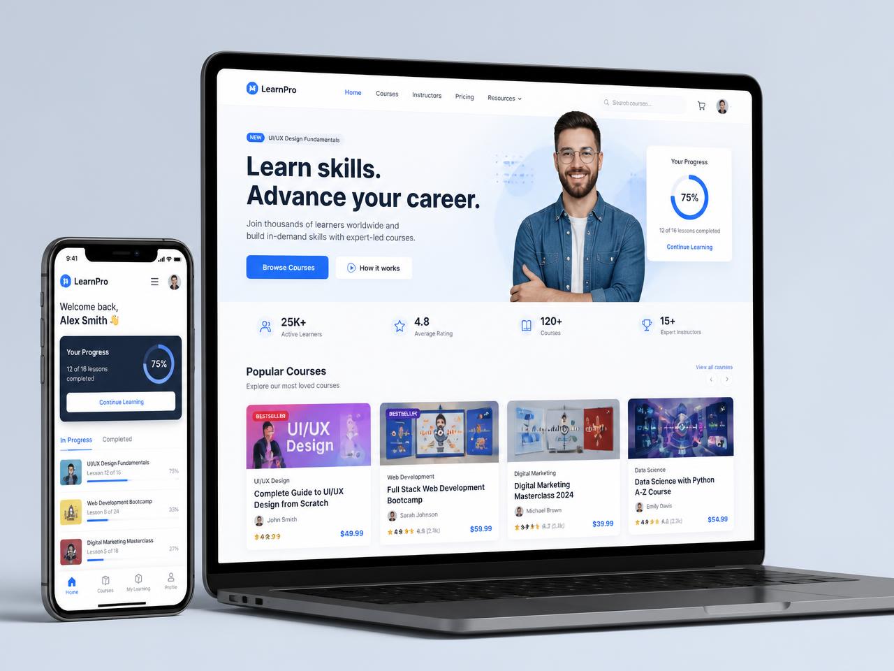 LearnPro — Online Course Website